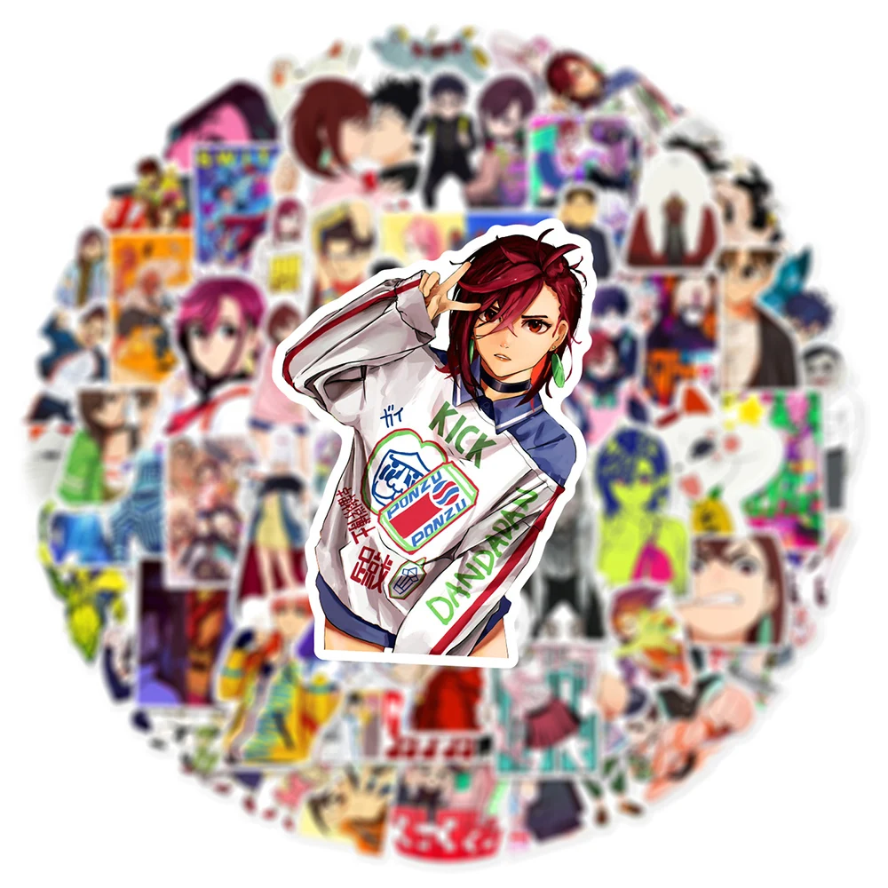 10/50/100/200 قطعة ملصقات أنيمي Dandadan تاكاكورا كين Ayase مومو الكرتون الشارات الاطفال اللعب مقاوم للماء كول الكتابة على الجدران الهاتف سيارة