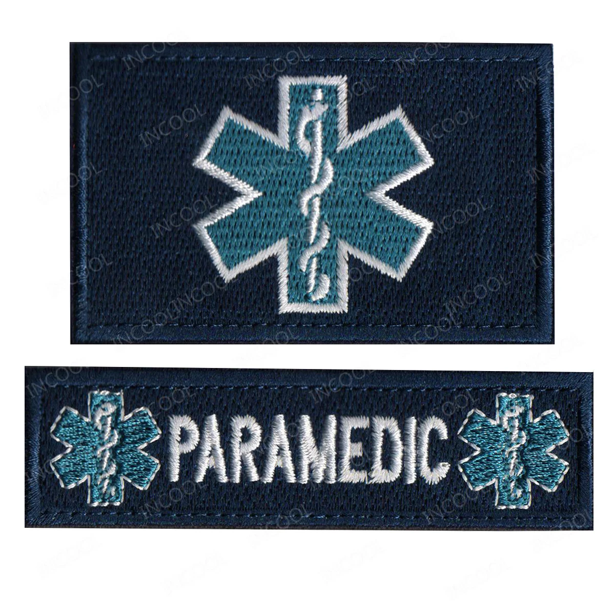 Paramedic EMT EMS Emergency Rescue Patch MED Medic Medical Blue Patches Chevron Strip Armband Shoulder Appliqued