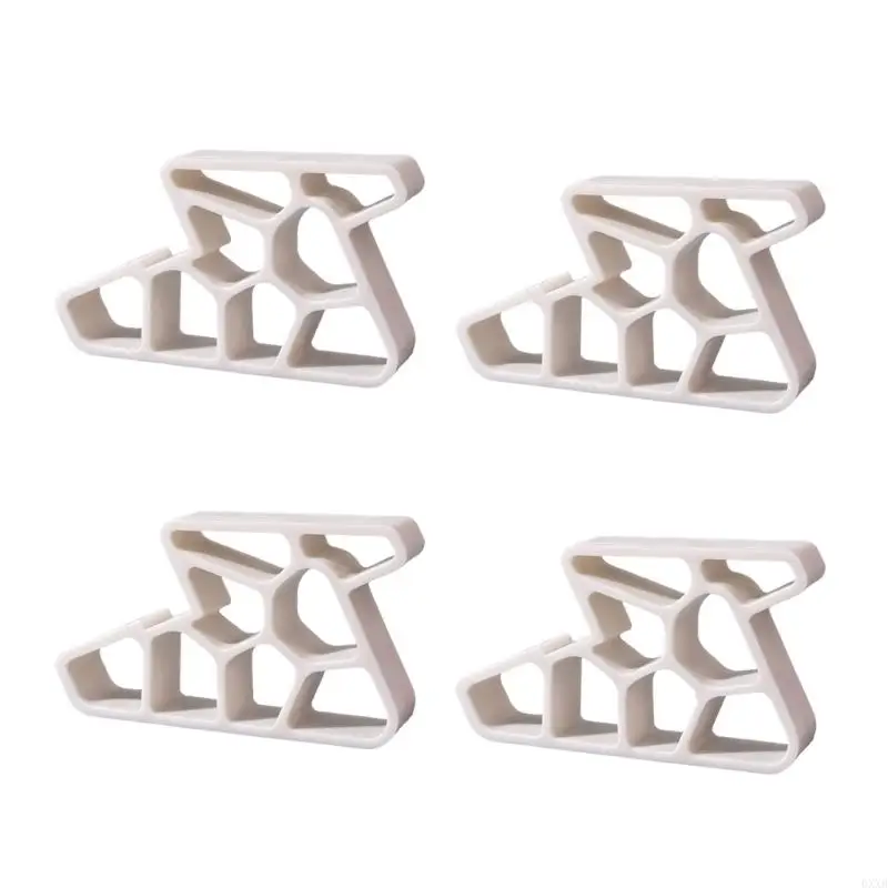 4Pcs Heavy Duty Door Stoppers Nonslip Balcony Window Door Wedges Easy Installation 0XXB