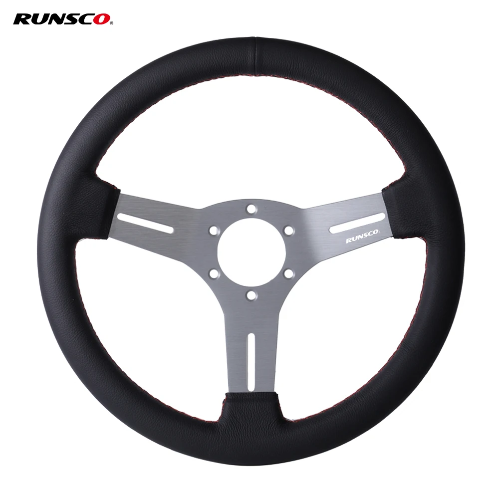 13Inch Sport Steering wheel Drift Simulation Racing Game Steering Wheel Universal 70mm PCD