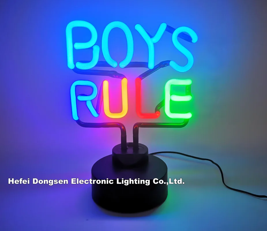 Boys Rule Neon Light