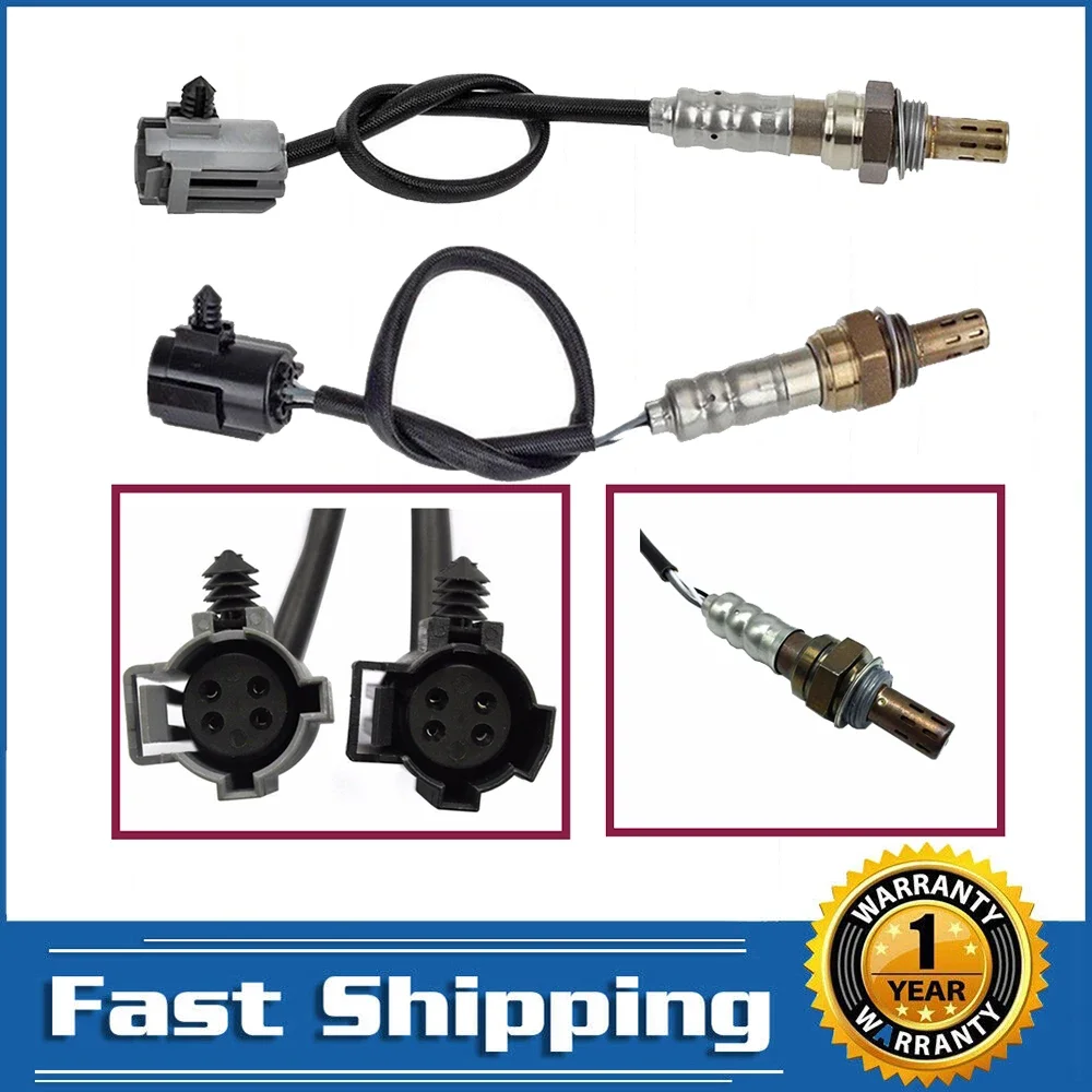 2szt Czujnik tlenu O2 1 2 do Jeep Grand Cherokee 1999 2000 4.7L Upstream Downstream Auto Parts 234-4602 234-4634 234-4635
