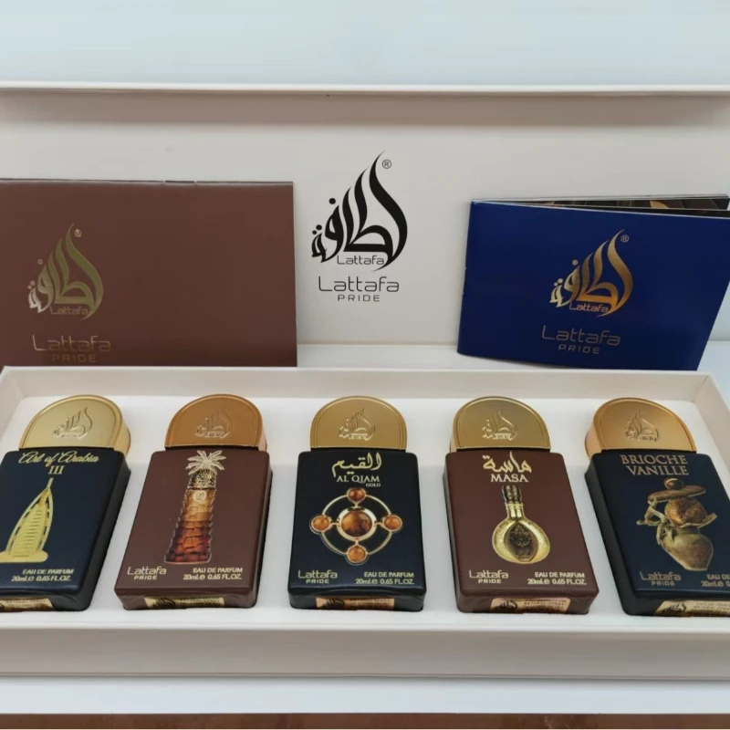 Unisex Oriental Vanilla Perfume Gift Set 5x20ml Luxurious Creamy Sweet Warm Long Lasting Scent Collection With Elegant Depth_voghion.com