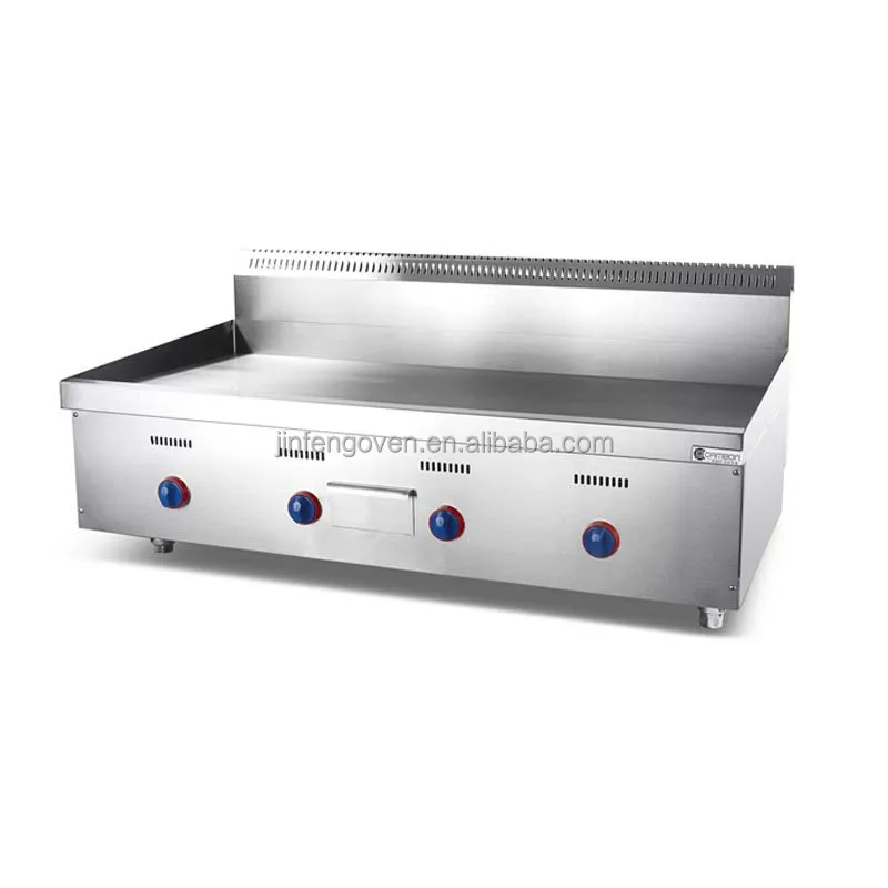 Outdoor Bbq Grill Commercial Gas Griddles And Flat Top Grills Teppanyaki Fried Meat Griddle For Restaurant