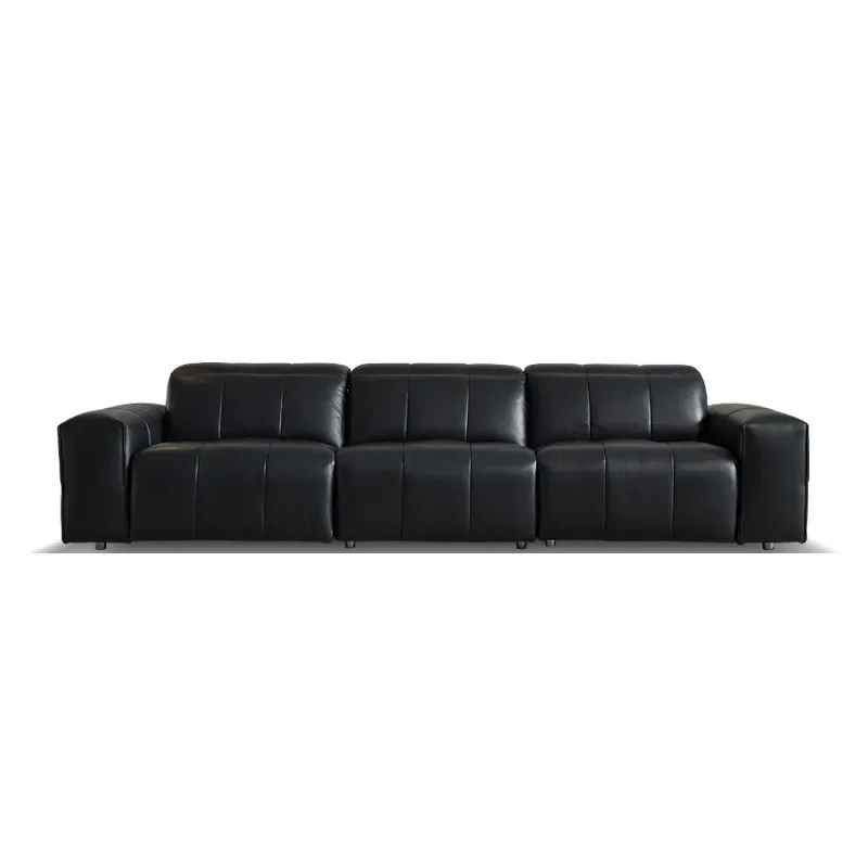 Electric sofa retractable living room, black function