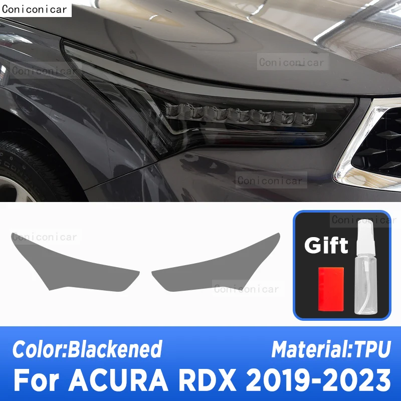 Voor ACURA RDX 2019-2023 Auto Exterieur Koplamp Anti-kras Voorlamp Tint TPU Beschermfolie Reparatie Accessoires sticker