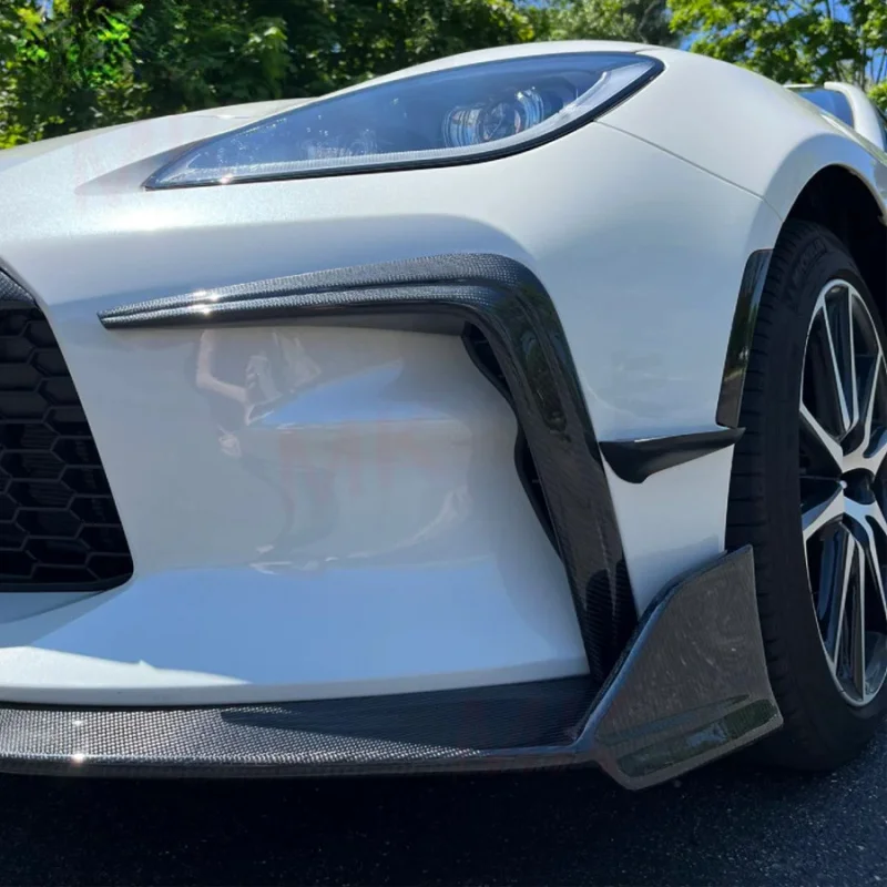 

Suitable for Toyota GR86 BRZ Subaru Carbon Fiber TOM Style Front Air Deflector Blade 2021+