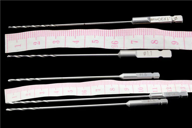 Orthopaedic instrument bit with scale extension imported stainless steel bone drill Ao quick change drilling locking plate bit