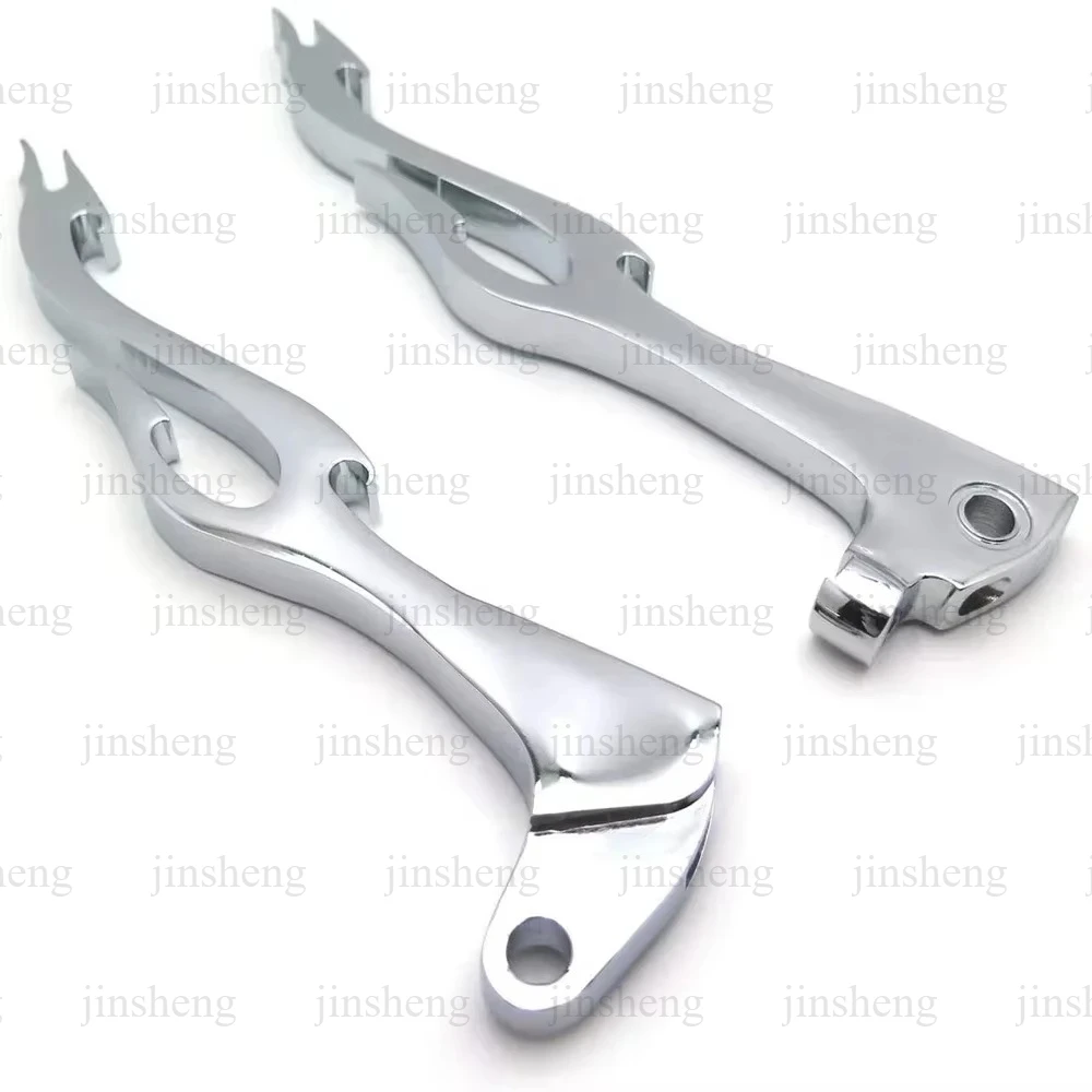 Chromed Brake Clutch Flame Lever Motorcycle Parts For Yamaha XV250 1988-2011, XV535 1987-1999, XV750 & XV1100 1988-1997