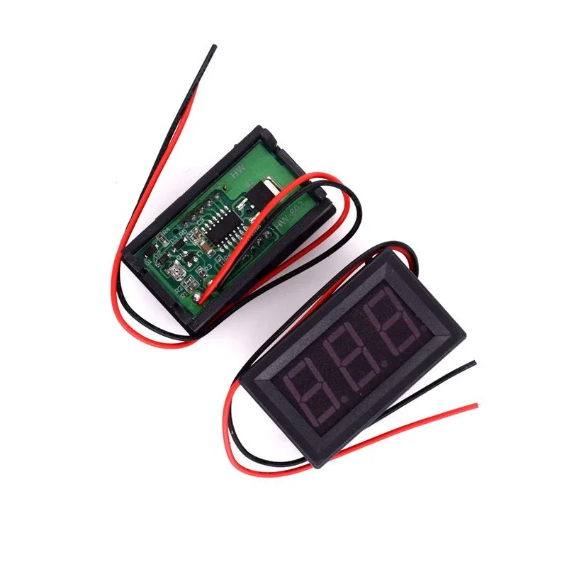 DC5-120V Digital Voltage Meter LED Display for Electric Vehicle Battery - High Precision Voltage Indicator