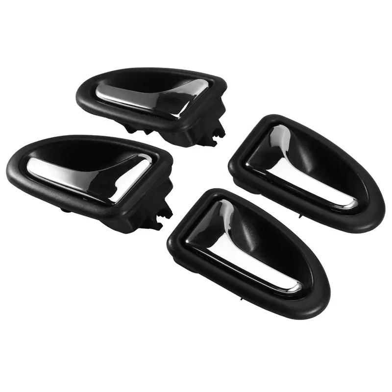 

Комплект из 4 хромированных внутренних ручек дверей (передние и задние) для Clio II, Megane, Scenic 96-03 8200915598 8200915599 7700432707 7700432708