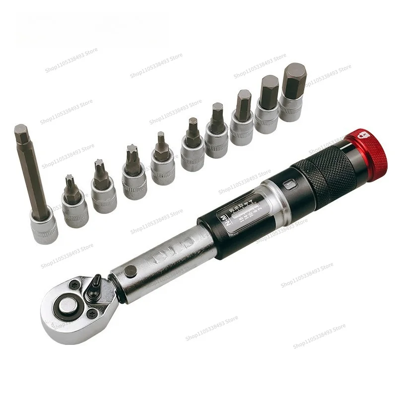For Bicycle Torque Wrench Set Preset Adjustable Torque Window Torque Wrench 2-20NM