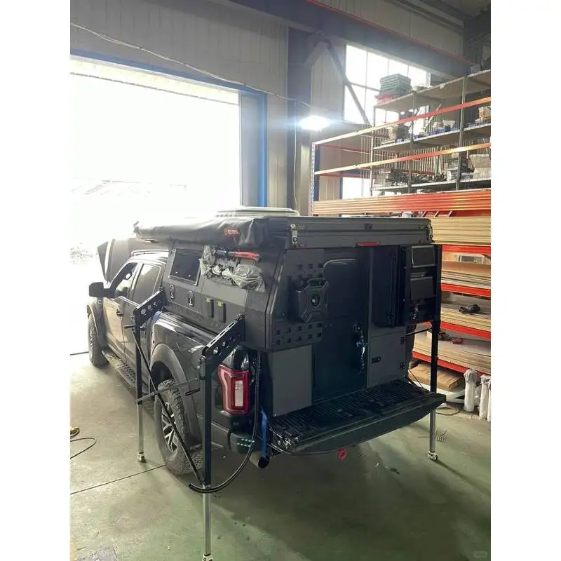 Durable Standard Size New Lightweight Foldle Off-Road Camping Trailers RV Caravan Truck Camper For Adventure