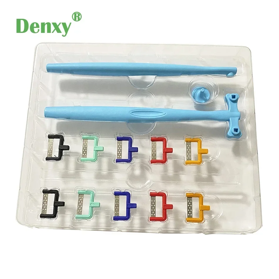 Dentals Materials Adjacents Surfaces Deglazings Interproximals Enamels Production Kit Polishings Grindings Strip Gap Saw Set