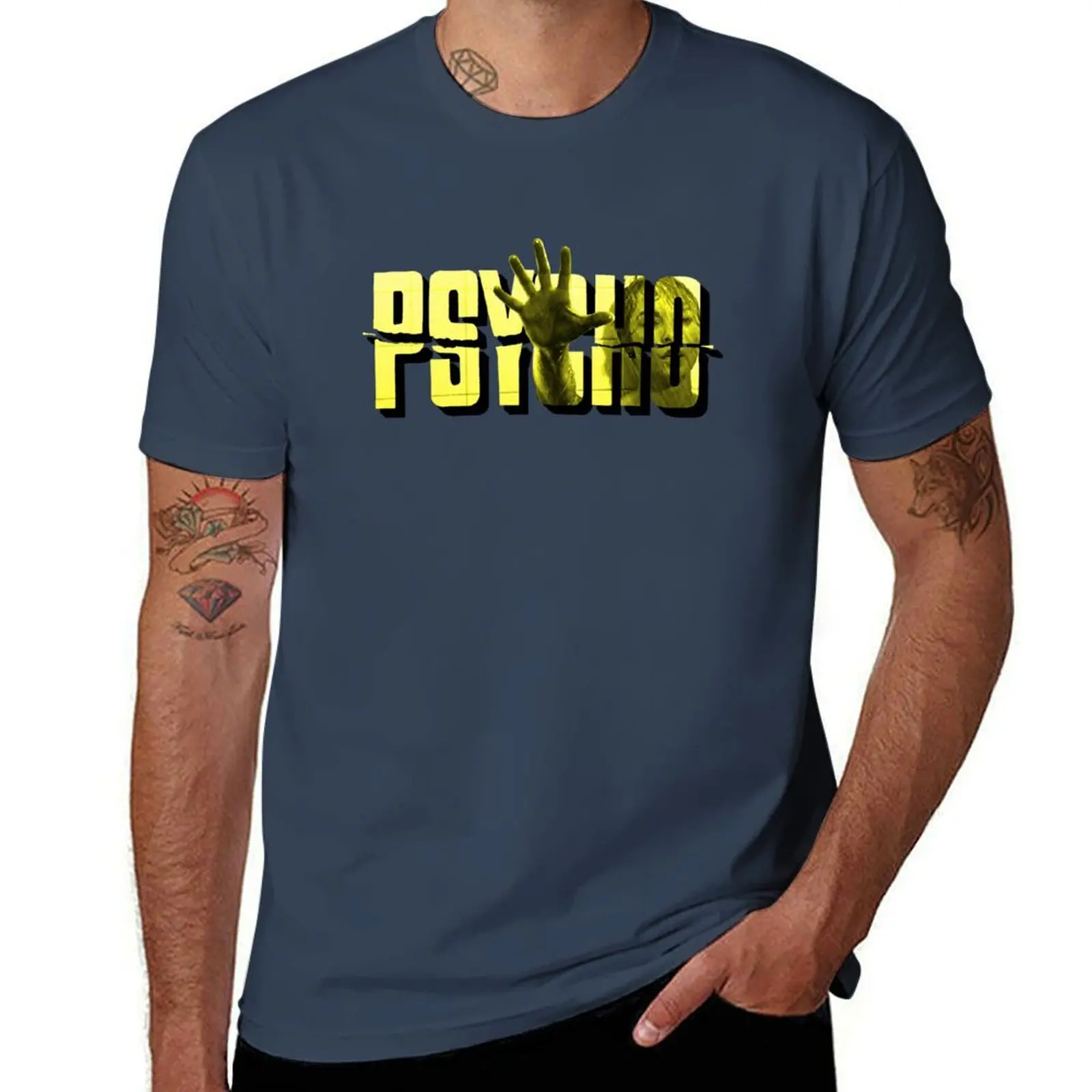 

Hitchcock's Psycho T-Shirt Basic Lightweight Short Sleeve Tee