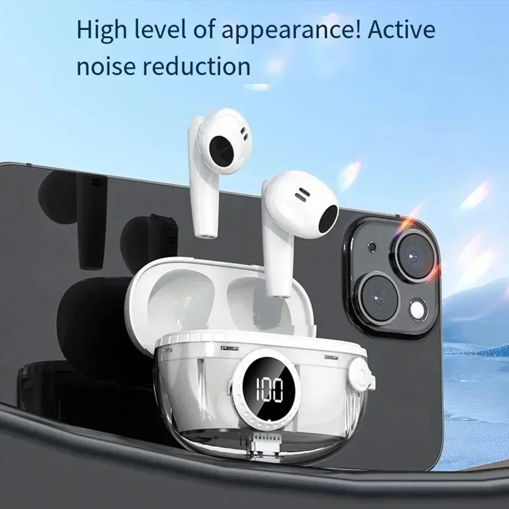 M25 Wireless Bluetooth Earphones TWS Waterproof Stereo Sports Gaming Music Headphone Noise Reduction Earbuds Bass In Ear Headset