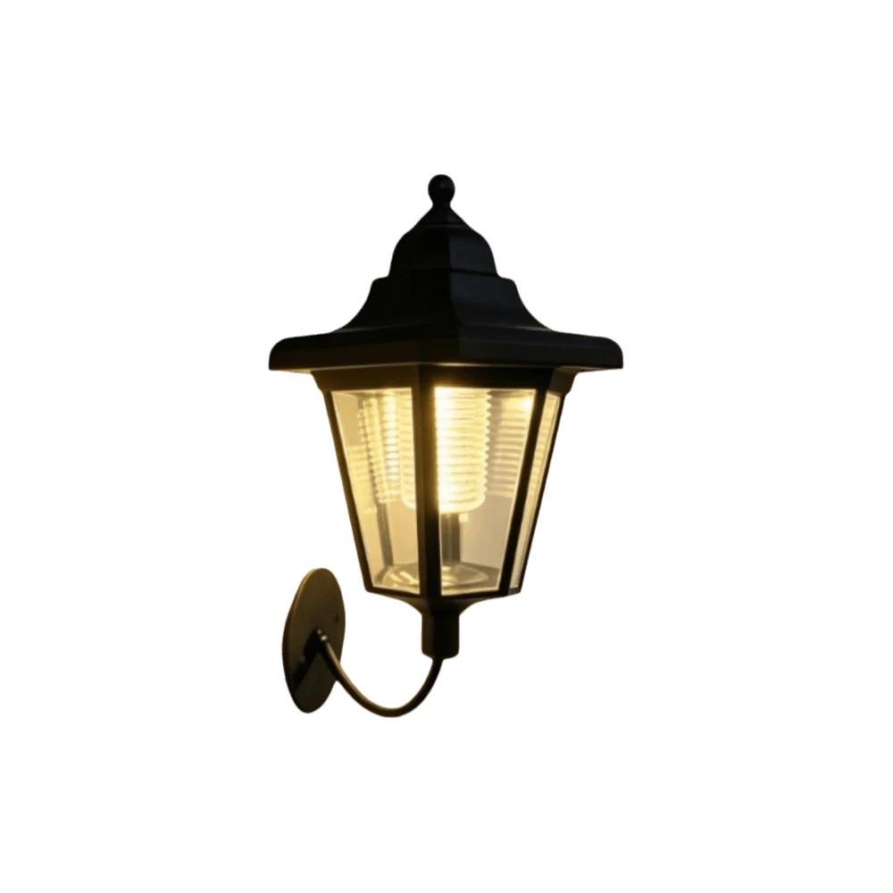 Waterproof Solar Wall Light Solar Energy IP65 Hexagonal Wall Light Outdoor Rated Decorative Design Solar Powered Light