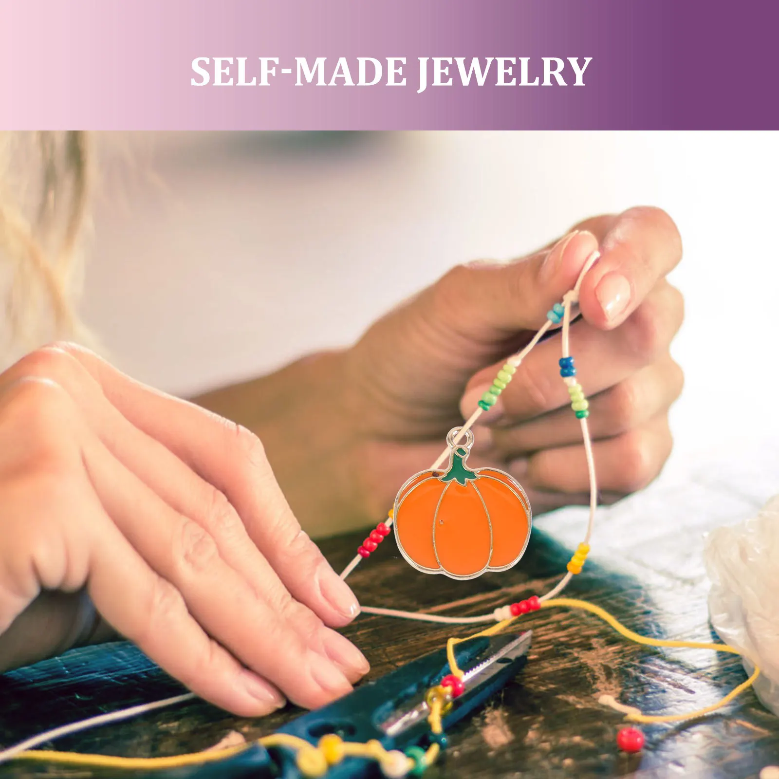 20 قطعة سبائك اليقطين سحر هالوين مجوهرات المعلقات عقد دي اي واي أقراط سوار إكسسوارات اليقطين سحر #6