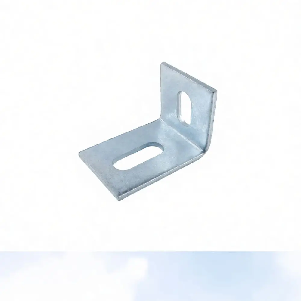 Reinforced Galvanized Steel Angle Bracket L Shape Connector For Facade Dry Hanging And Professional Engineering Fixations