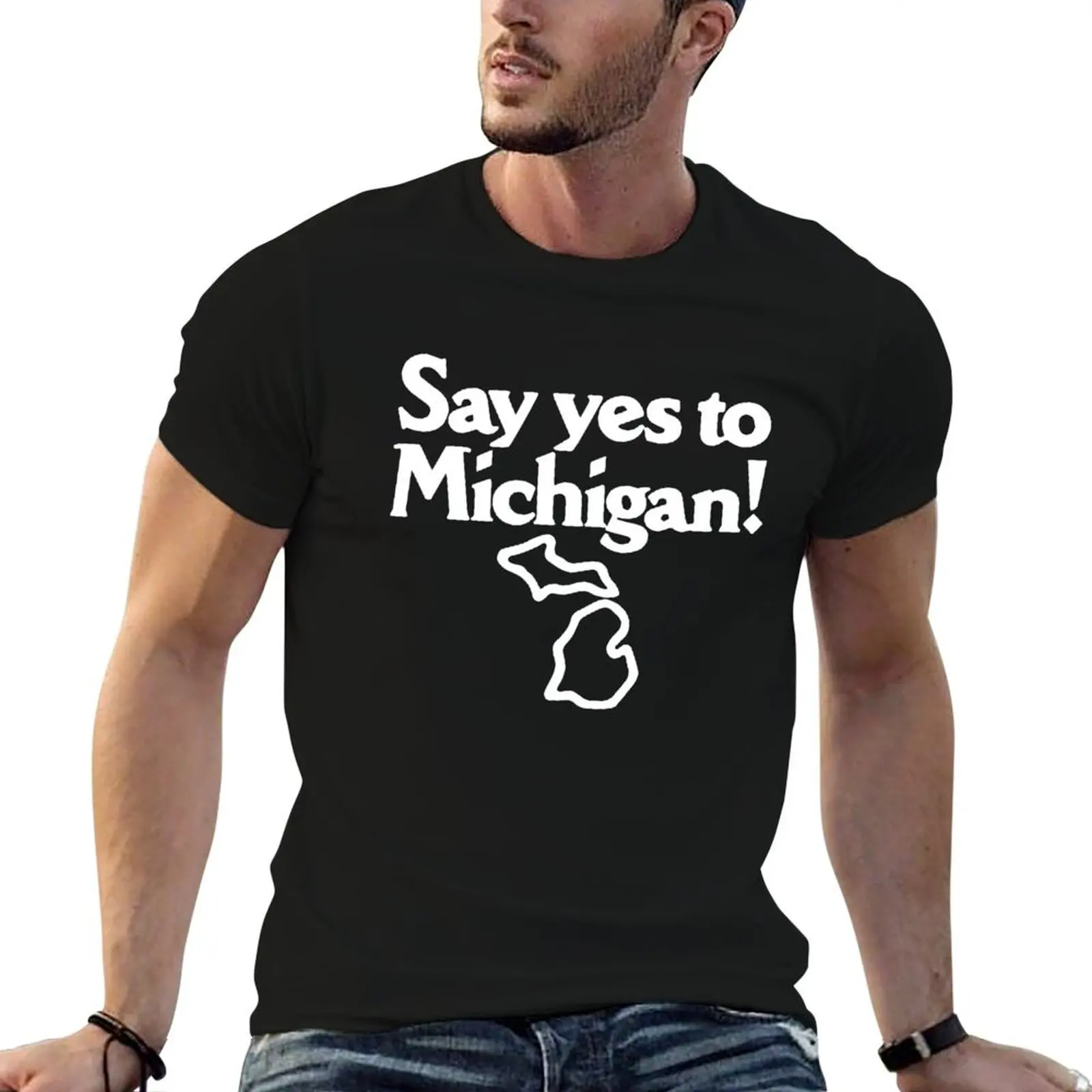 

say shirt design T-Shirt luxury to t man t man yes plain michigan shirt