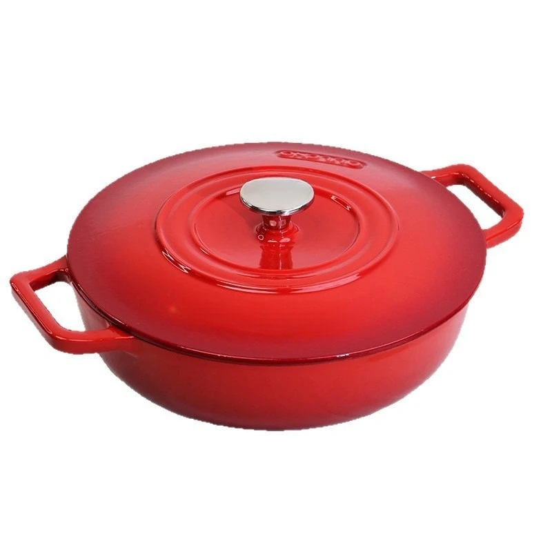 

Cast iron pot, enamel pot, non-stick, fried soup, stewed, light luxury, high value