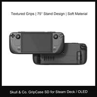 Skull & Co. GripCase Funda protectora SD cubierta estable carcasa de Material suave para Steam Deck EDC funda bolsa de transporte para Steam OLED