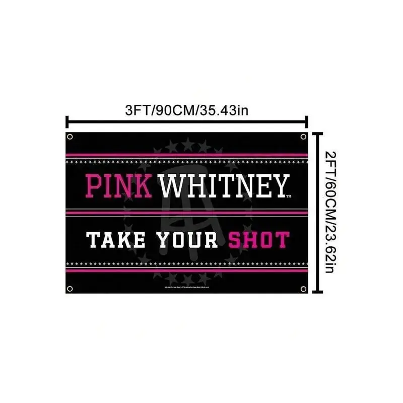 VIKAMA Take Your Shot Banner Gothic Grunge Art Tapestry Wall Hanging for Bedroom Living Room Dorm Room Aesthetic Decor