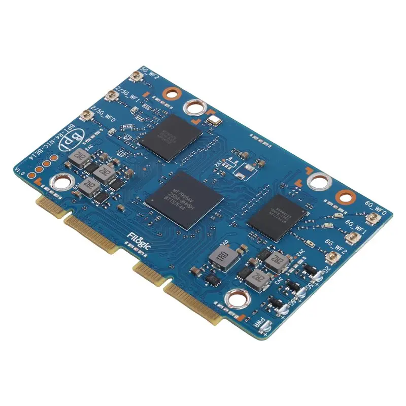 바나나 파이 BPI-R4-NIC-BE14 Wifi7 모듈 액세서리 BPI-R4 Mediatek MT7995AV 칩셋 2 Pcie 3.0 인터페이스, 2-레인용