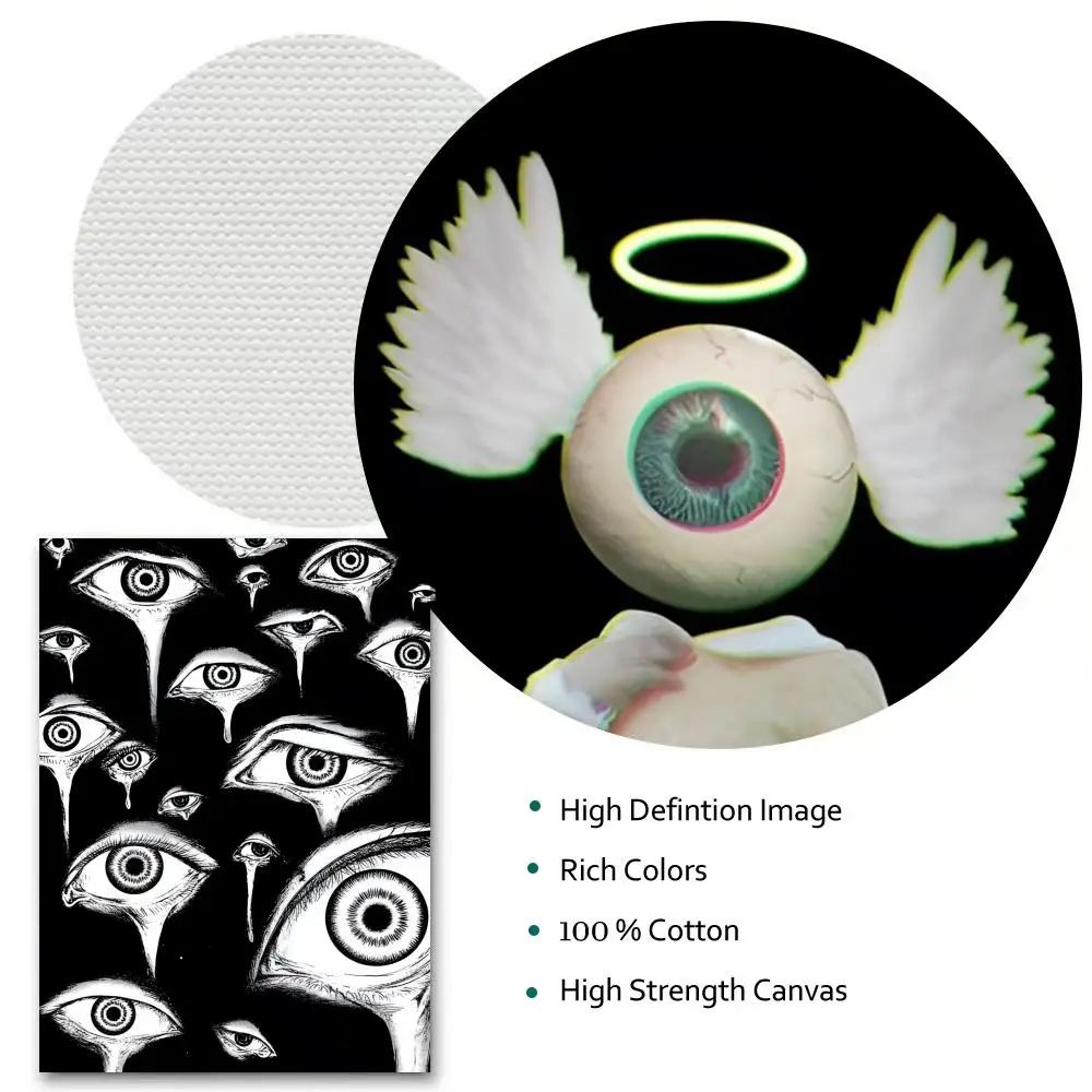 ملصق HD أنيمي موضوع ساخن المغني/OST/فيلم مقاوم للماء عصا ذاتية ديكور المنزل Ins مقل العيون عين باردة #6