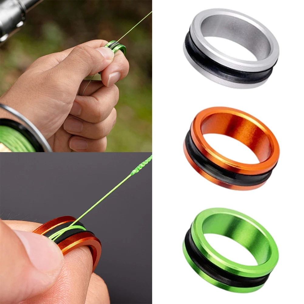 Fishing Reel Tighten The Leader Knot Tool Fishing Line Guides Ring Anti-slip Guide Ring Fishing Tackle Accessories