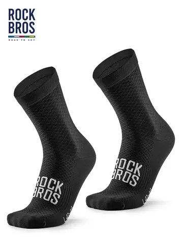 ROCKBROS Cycling Socks Soothing Sport Socks Shock Absorbing Bike Socks Breathable Fabric High Elastic Outdoor Socks A Pair
