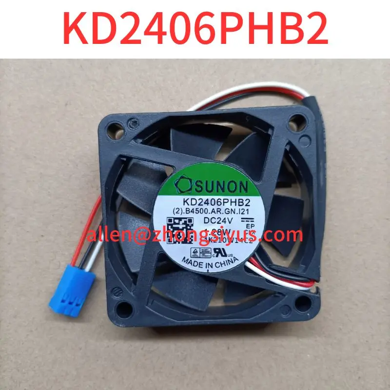 

Brand-new KD2406PHB2 24V 1.28W 60*60*15MM 6015 6CM/cm inverter fan