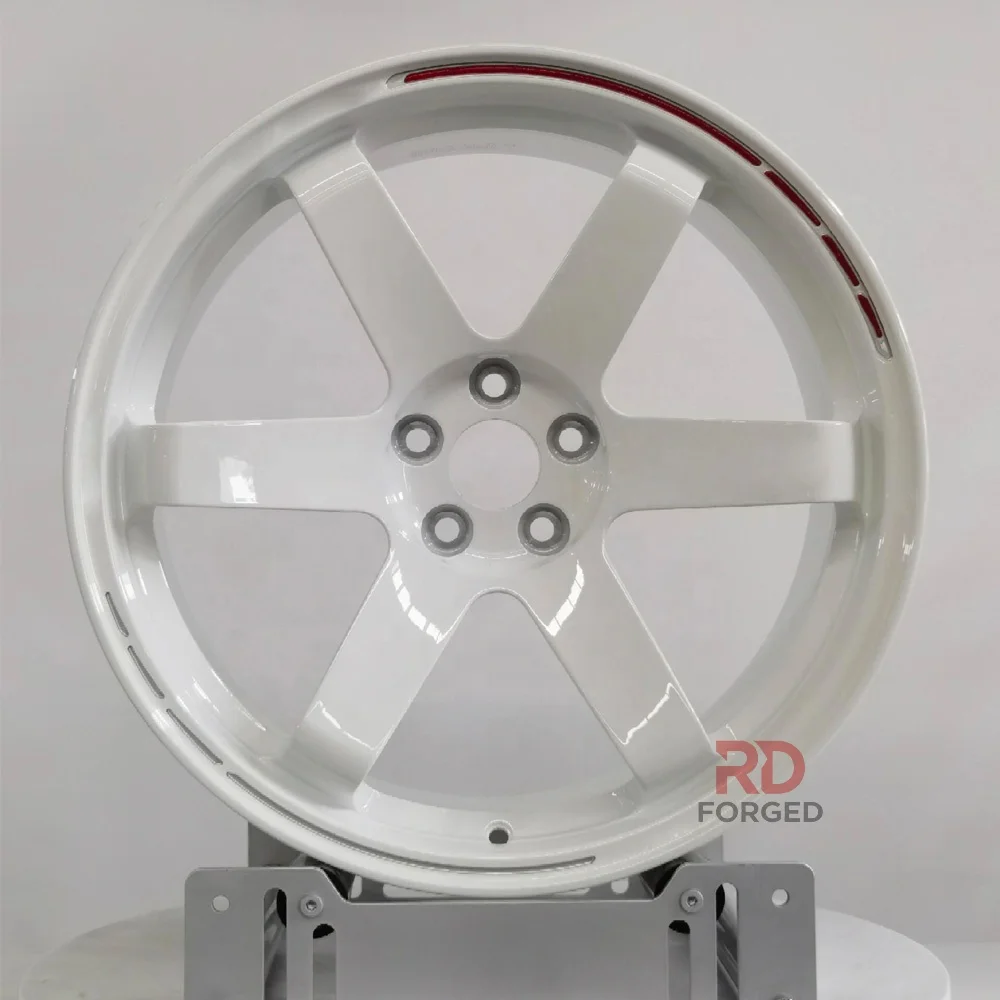 For TE37 Forged Alloy Racing Car Wheels 4x100 17-20 Inch New Compatible for Honda GE6 GE8 GK5 GR3 Toyota Yaris MXPH10 Nissan