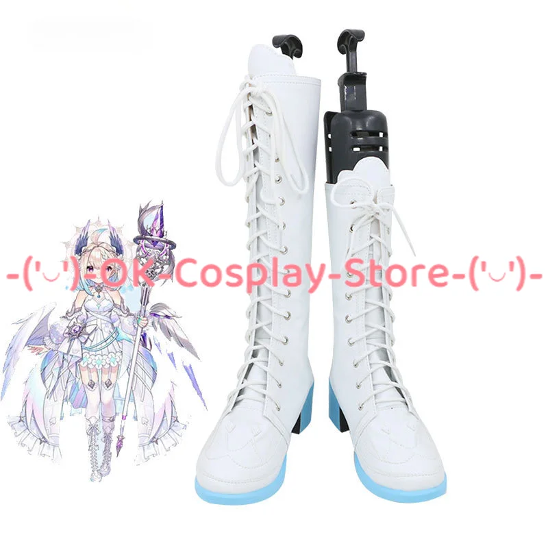 

Enna Alouette Cosplay Shoes Halloween Carnival Boots PU Leather Shoes Vtuber Cosplay Props Custom Made