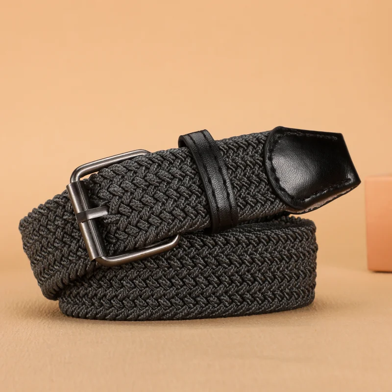 

Ремень с пряжкой без отверстий, мужской и женский тканый ремень, эластичный эластичный холщовый ремень, уличные регулируемые ремни унисекс, новый ремень 2026