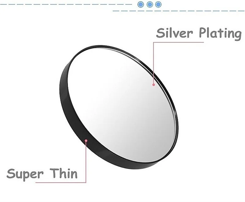 Nhiều Kích Thước Độ Phóng Đại Cao Mụn Đầu Đen Kính Phóng Đại Gương Trang Điểm Nữ Mới Hút Loại Đa Gấp Di Động Tráng Gương