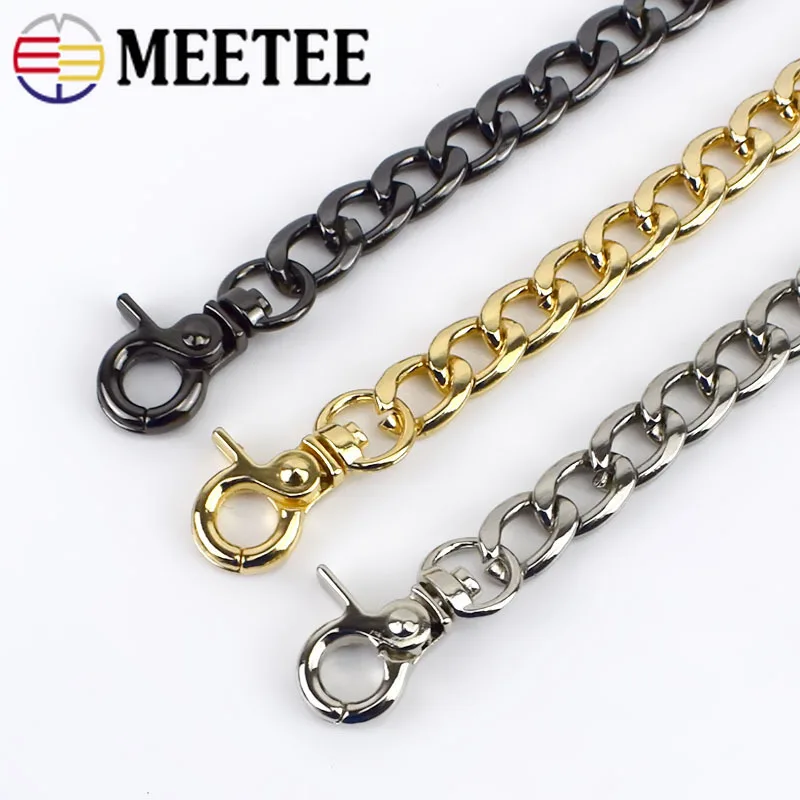 1pc High Quality Replacement Metal Chain Shoulder Bag Strap Women Handbag Purse DIY Handle Belts Chains Hardware Accessories