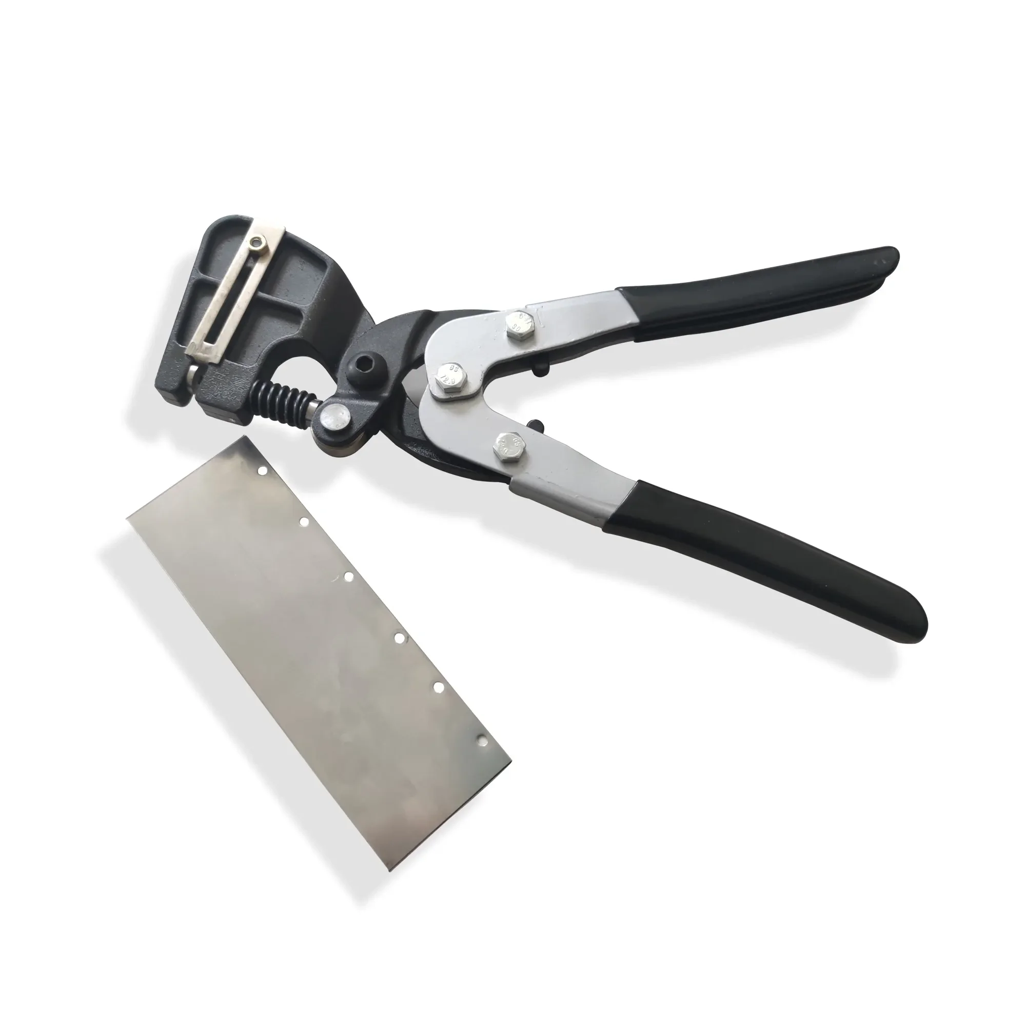 

metal drilling Manual aluminum with pliers