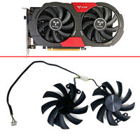 Cooling Fan 85MM 4PIN FDC10U12S9-C iGame GeForce GTX1050Ti Vulcan U 4G EC GPU fan For Colorful GTX1050 1050TI Video Card Fan