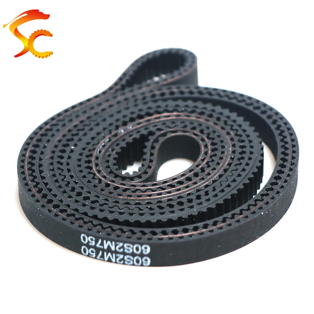 ONEFIRE S2M Timing Belt 750/760/766/770/800mm Width 6/9/10/15mm Closed Loop Synchronous toothed belt