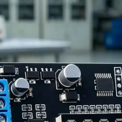 LED Delay Switch Blue Dual-Channel MOSFET Module DC7-30V Power Supply High-Frequency Support For Lighting Systems