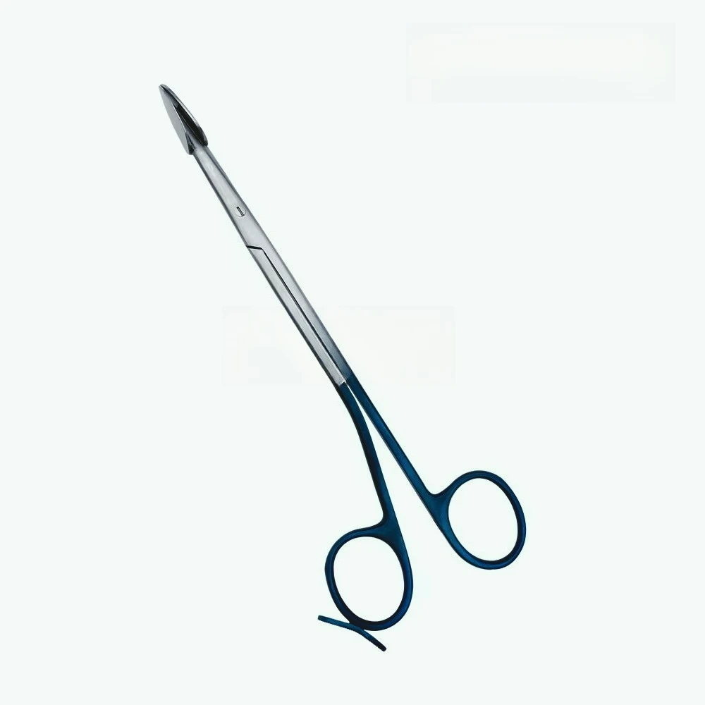 Blue Handle Facelift Dissector Forceps 190mm Plastic Surgery Skin Tissue Dissecting Instrument for Facial Operation