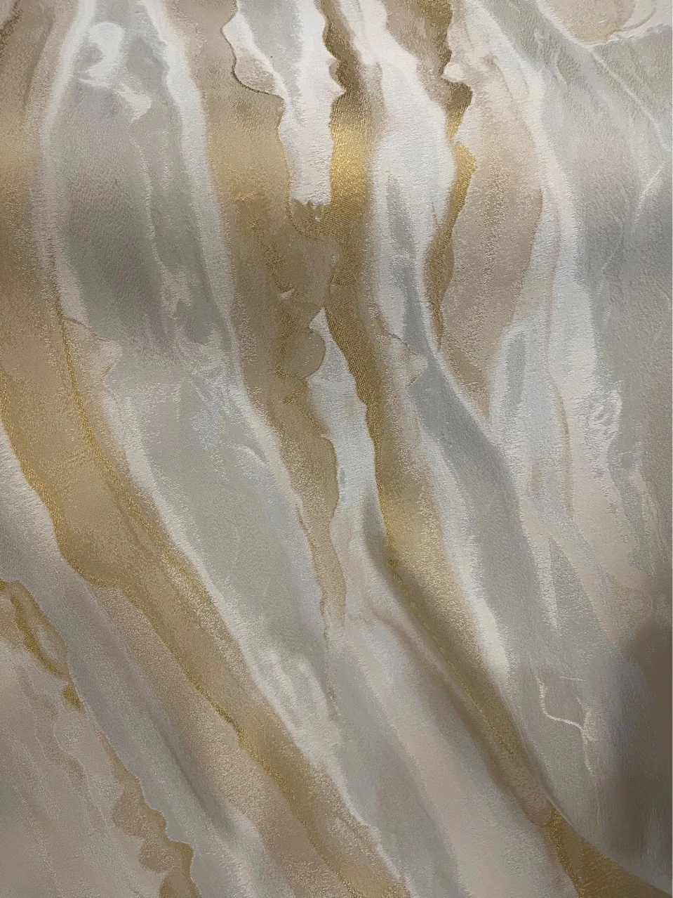Neue chinesische Vorhänge für Wohnzimmer, Esszimmer, Schlafzimmer, Stil, Goldfaden, Marmorstruktur, Jacquard, hohe Präzision – Detail 7