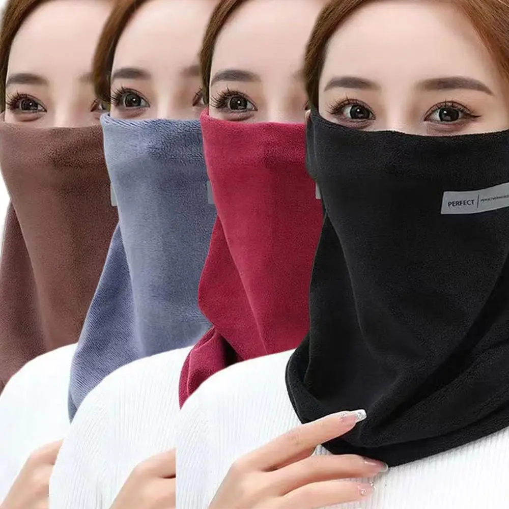 Winter Neck Warmer Gaiter Cold Weather Fleece Ski Half Proof Windproof Neck Dropshipping Face Cover Cold Gaiter Mask Half