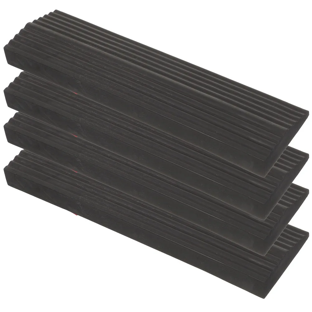 

4pcs Sweeping Robot Ramp Pad Lightweight Rubber Threshold Ramp For Home Office Indoor Use Ramps For Sweeping Robot