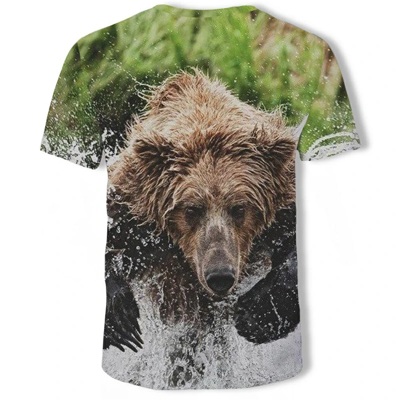 Brand Russia T-shirt Bear Shirts War Tshirt Military Clothes Gun Tees Tops Men 3d T shirt Cool Tee