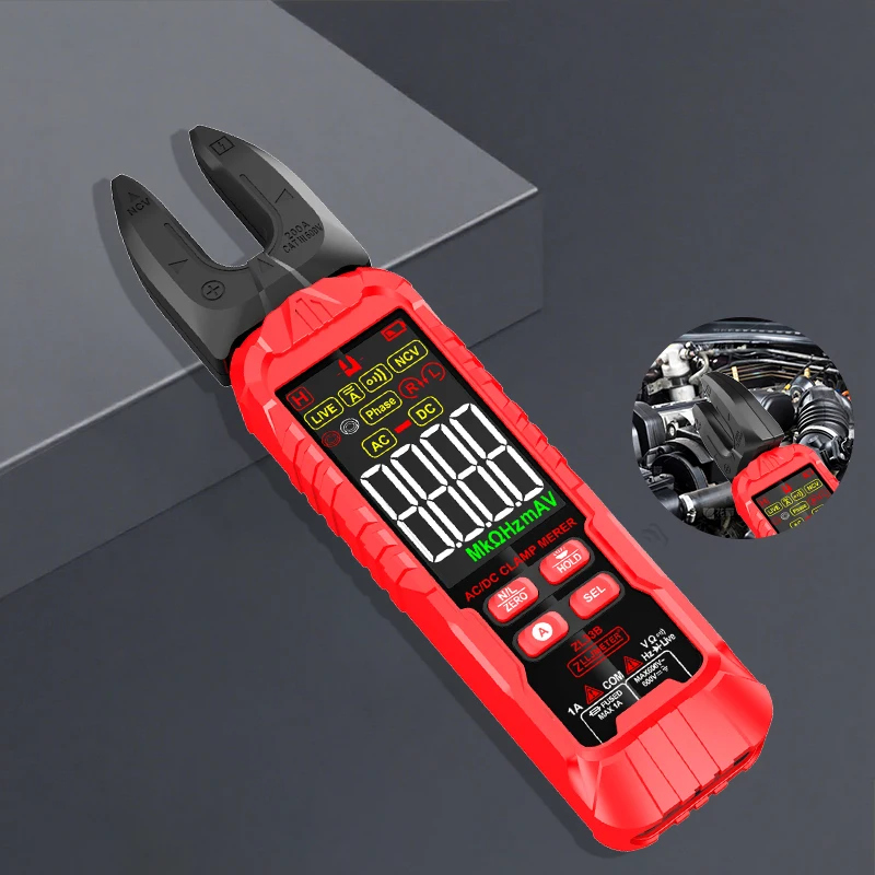 

Rechargeable Digital Clamp Meter ZL33A ZL33B for AC/DC Voltage Current Resistance Frequency Continuity & Diode Testing