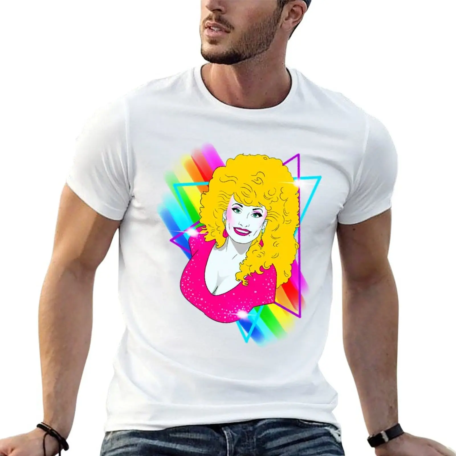 Rainbow Dolly (smaller) T-Shirt cute clothes cotton man t-shirts funny t shirts for men
