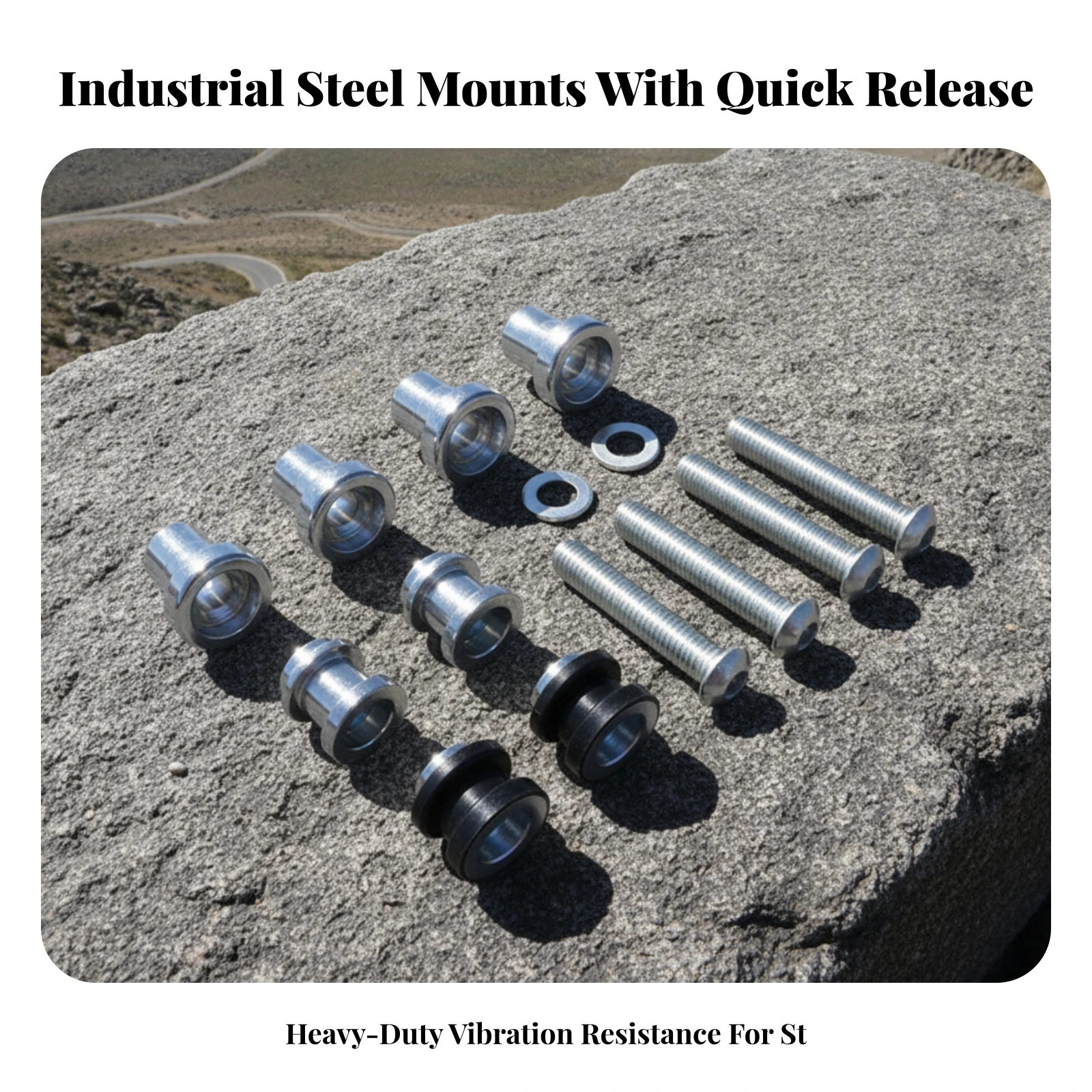 Saddlebag Installation Hardware Kit Vibration-Resistant Motorcycle Saddlebag Mounting Hardware Heavy Duty High-Strength