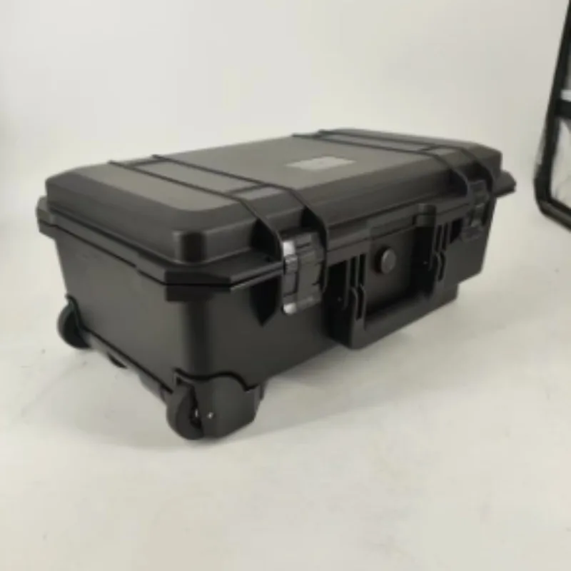 

DPC111 Large High Quality Hard Plastic Waterproof Watch Safety Storage Carrying Trolley Roller Tool Case with 50 Holders
